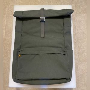 NWOT IKEA Dromsack Tote Backpack Laptop Bag Convertible Olive Green 21L